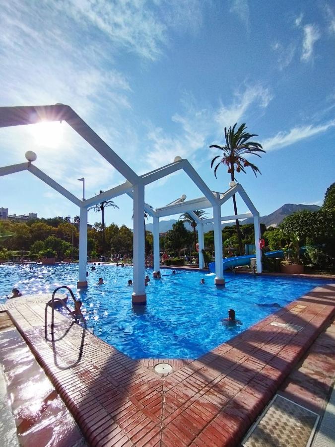 Estudio Terraza Vista Mar Parking Gratuito Piscinas 贝纳尔马德纳 外观 照片