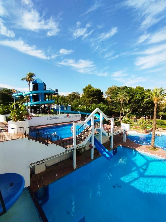 Estudio Terraza Vista Mar Parking Gratuito Piscinas 贝纳尔马德纳 外观 照片